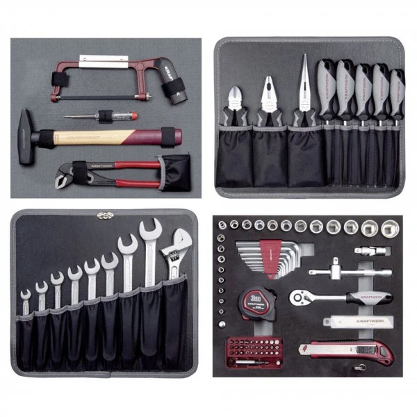 Kraftwerk B143 Basic Allround-Alu-Gereedschapkoffer 102 Delig 2 Kraftwerk B143 Basic Allround-Alu-Gereedschapkoffer 102 Delig - Afbeelding 2