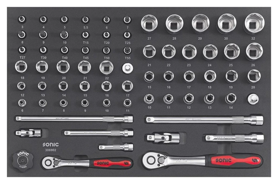 Sonic Next S8 Gevulde Gereedschapswagen 197-delig 2 Sonic Next S8 Gevulde Gereedschapswagen 197-delig - Afbeelding 2