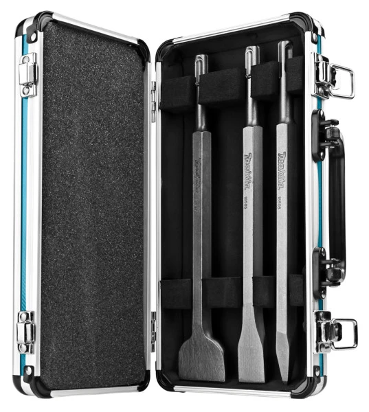 Makita D-42357 SDS-Plus 3 Delige Beitelset In Koffer 6 Makita D-42357 SDS-Plus 3 Delige Beitelset In Koffer - Afbeelding 6