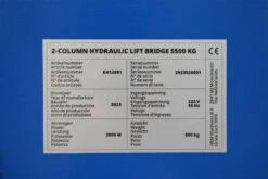 HBM 2 Hydraulische 2 Koloms Hefbrug Met Elektronische Ontgrendeling 5500 Kg -Werkplaats Gereedschap Serie dsc 1214.jpg 1200x600 a44d5ebc88