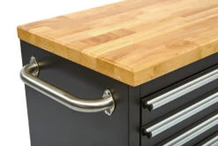 HBM Verrijdbare Gereedschapswagen Met Houten Werkblad - 122 Cm - Zwart -Werkplaats Gereedschap Serie hbm 005 56.jpg 1200x600 fc834ebc88