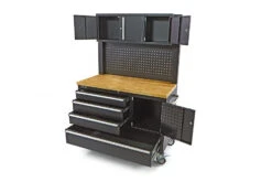 HBM Gereedschapswagen Met Kastenwand, Houten Werkblad, 122 Cm, Zwart -Werkplaats Gereedschap Serie hbm 006 106.jpg 1200x600 8e7eaebc88
