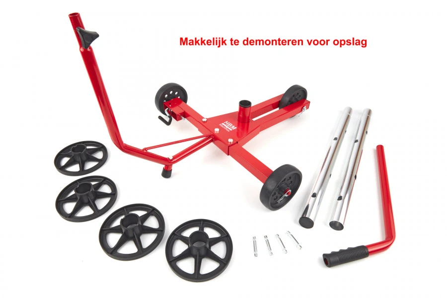 HBM Deluxe Verrijdbaar Banden Opbergrek Voor 4 Banden 5 HBM Deluxe Verrijdbaar Banden Opbergrek Voor 4 Banden - Afbeelding 5