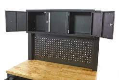 HBM Gereedschapswagen Met Kastenwand, Houten Werkblad, 122 Cm, Zwart -Werkplaats Gereedschap Serie hbm 007 104.jpg 1200x600 73c00ebc88