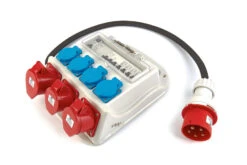 HBM 3 X 400 Volt En 4 X 230 Volt Verdeelblok - Randaarde -Werkplaats Gereedschap Serie hbm 007 214.jpg 1200x600 73bb6ebc88