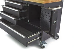 HBM Gereedschapswagen Met Kastenwand, Houten Werkblad, 122 Cm, Zwart -Werkplaats Gereedschap Serie hbm 008 108.jpg 1200x600 563deebc88