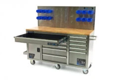 HBM Werkbank 158 Cm 10 Laden Met Deur En Achterwand, RVS 12 HBM Werkbank 158 Cm 10 Laden Met Deur En Achterwand, RVS -Werkplaats Gereedschap Serie hbm 010 130.jpg 1200x600 41bcaebc88