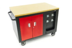 HBM Verrijdbare Gereedschapswagen, Werkbank Met Houten Werkblad 10 Laden, Rood Zwart -Werkplaats Gereedschap Serie hbm 015 121.jpg 1200x600 27fa4ebc88