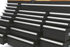 HBM Verrijdbare Gereedschapswagen Met Houten Werkblad - 146 Cm - Zwart -Werkplaats Gereedschap Serie hbm 015 38.jpg 1200x600 b588bebc88