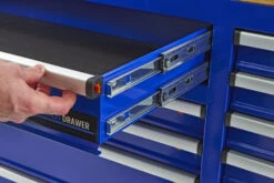 HBM Gereedschapswagen Met Achterwand, Houten Werkblad, 158 Cm, Blauw -Werkplaats Gereedschap Serie hbm 016 95.jpg 1200x600 586baebc88