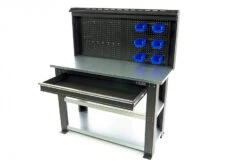 HBM Professionele Stalen 3 Laags Werkbank Met La En Achterwand 137 Cm -Werkplaats Gereedschap Serie hbm 033 111.jpg 1200x600 51998ebc88