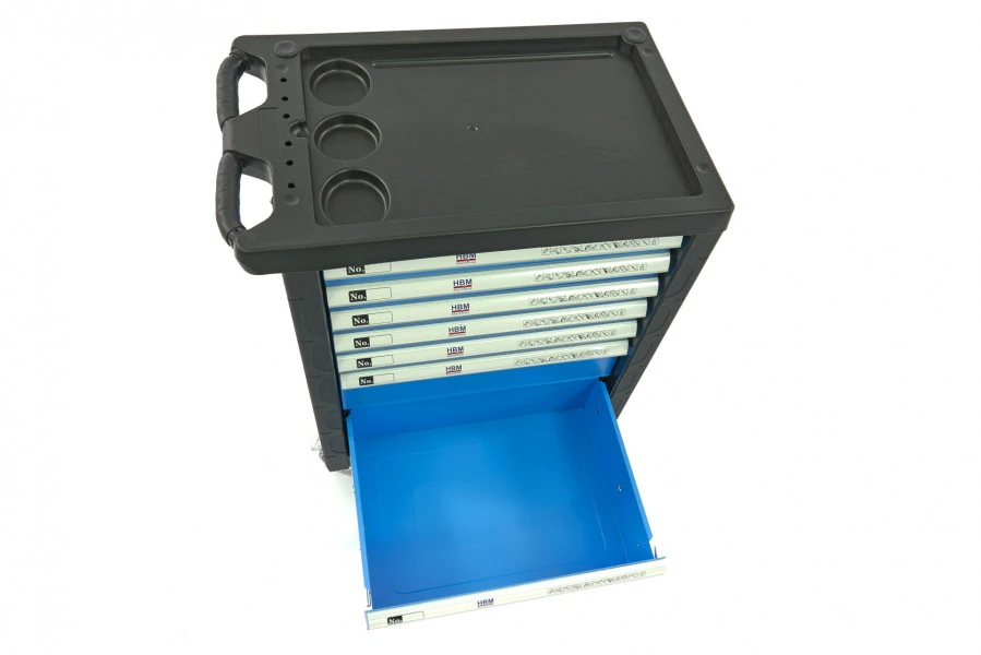 HBM Premium Gevulde Gereedschapswagen - 154 Delig 13 HBM Premium Gevulde Gereedschapswagen - 154 Delig - Afbeelding 13