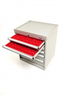 HBM 6 Laden Profi Gereedschapskast 72 X 58 X 80 Cm Beige