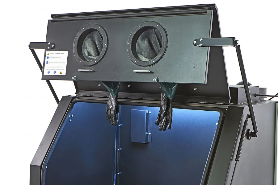 HBM SBC 990 Straalcabine Met Afzuiging - MAT ZWART 4 HBM SBC 990 Straalcabine Met Afzuiging - MAT ZWART - Afbeelding 4