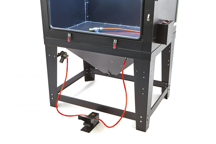 HBM SBC 990 Straalcabine Met Afzuiging - MAT ZWART 3 HBM SBC 990 Straalcabine Met Afzuiging - MAT ZWART - Afbeelding 3