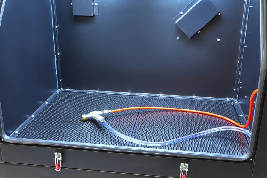 HBM SBC 990 Straalcabine Met Afzuiging - MAT ZWART 7 HBM SBC 990 Straalcabine Met Afzuiging - MAT ZWART - Afbeelding 7