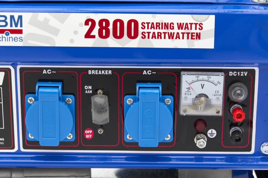 HBM 2.800W Generator Met 208 Cc Benzinemotor, 230V 8 HBM 2.800W Generator Met 208 Cc Benzinemotor, 230V - Afbeelding 8