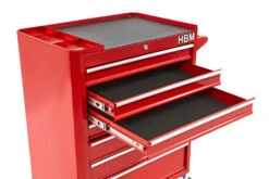 HBM Gereedschapswagen Met 7 Laden - 66 Cm - Rood -Werkplaats Gereedschap Serie hbm 073 81.jpg 1200x600 855cbebc88
