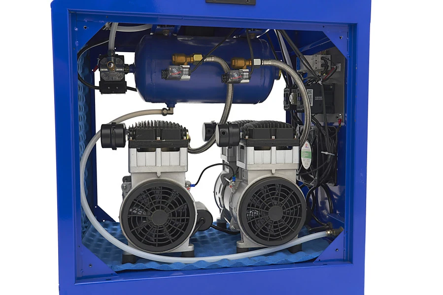 HBM 6 PK Industriële Low Noise Compressor 720 L/min 8 HBM 6 PK Industriële Low Noise Compressor 720 L/min - Afbeelding 8