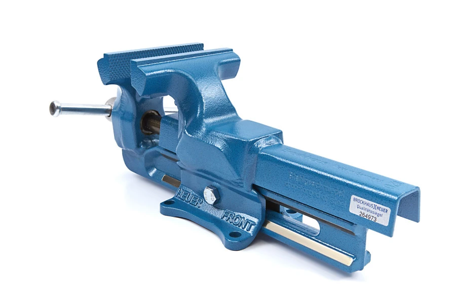 Heuer - Brockhaus 120 Mm Bankschroef / Pijpklem 2 Heuer - Brockhaus 120 Mm Bankschroef / Pijpklem - Afbeelding 2