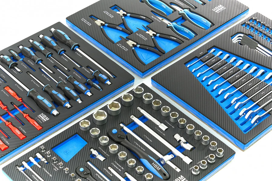 HBM Premium Gevulde Gereedschapswagen - 154 Delig 19 HBM Premium Gevulde Gereedschapswagen - 154 Delig - Afbeelding 19