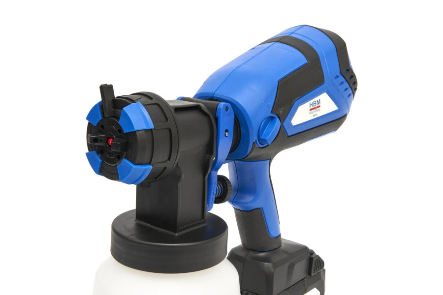 HBM Professionele 20 Volt 4.0AH Draagbare Elektrische Verfspuit Inclusief 2 Accu's Met 1000 ML Reser 3 HBM Professionele 20 Volt 4.0AH Draagbare Elektrische Verfspuit Inclusief 2 Accu's Met 1000 ML Reser - Afbeelding 3