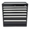HBM 6 Laden Profi Gereedschapskast 88 X 58 X 80 Cm Zwart