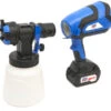 HBM Professionele 20 Volt 4.0AH Draagbare Elektrische Verfspuit Inclusief 2 Accu's Met 1000 ML Reser