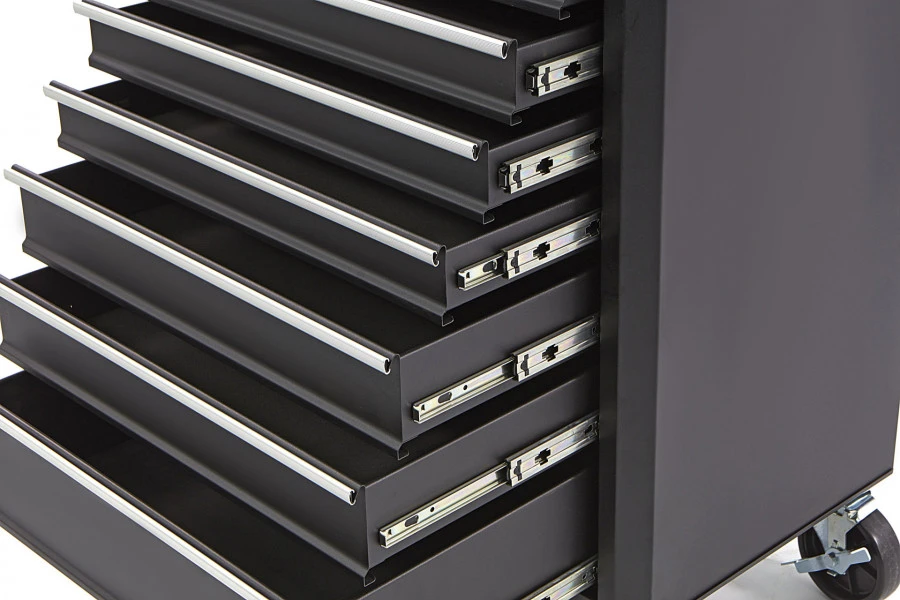 HBM Gereedschapswagen Met 7 Laden - 66 Cm - Zwart 4 HBM Gereedschapswagen Met 7 Laden - 66 Cm - Zwart - Afbeelding 4