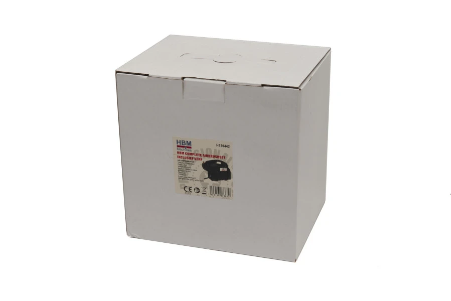 HBM Complete Airbrushset Inclusief Verf 11 HBM Complete Airbrushset Inclusief Verf - Afbeelding 11