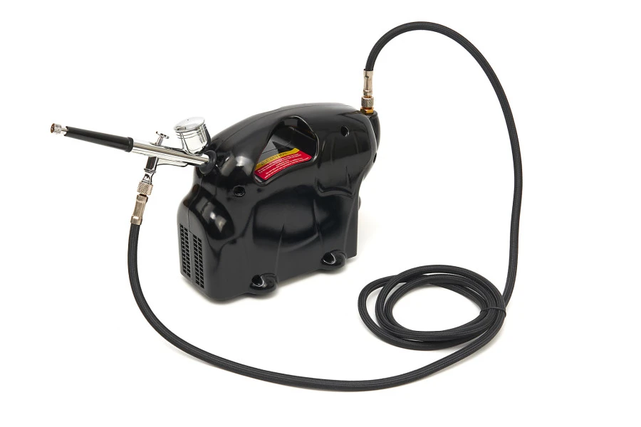 HBM Complete Airbrushset Inclusief Verf 2 HBM Complete Airbrushset Inclusief Verf - Afbeelding 2