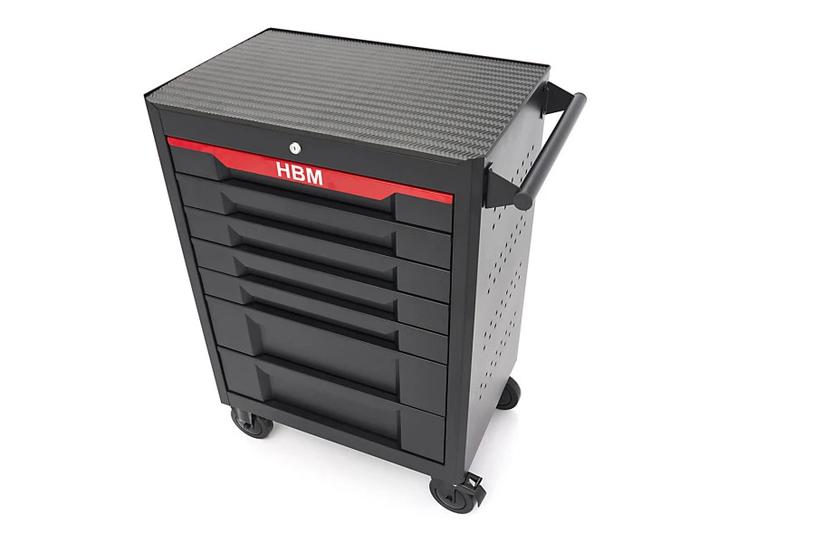 HBM Gereedschapswagen 7 Laden, 68 Cm , Zwart 1 HBM Gereedschapswagen 7 Laden, 68 Cm , Zwart
