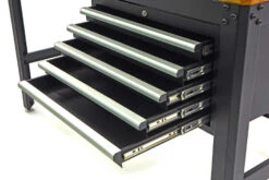 HBM 156 Cm Professionele Werkbank Met 5 Laden En Houten Werkblad Zwart -Werkplaats Gereedschap Serie hbm 108 86.jpg 1200x600 bcda1ebc88