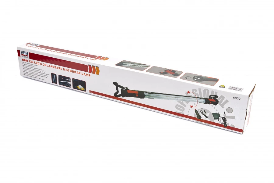 HBM 120 LED's Oplaadbare Motorkaplamp 2 HBM 120 LED's Oplaadbare Motorkaplamp - Afbeelding 2