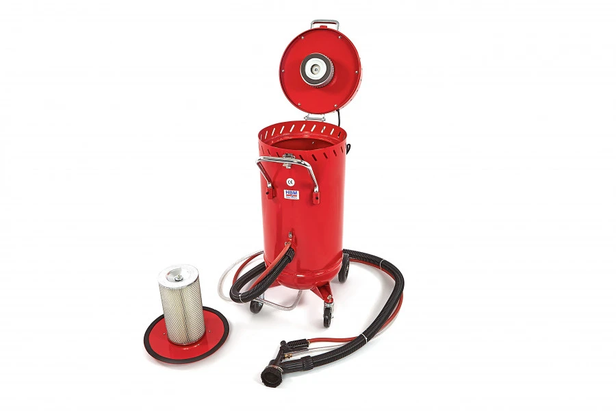 HBM SBC 28 Verrijdbare Straalketel Met Afzuiging 2 HBM SBC 28 Verrijdbare Straalketel Met Afzuiging - Afbeelding 2