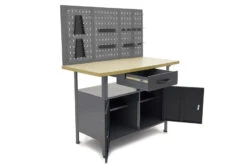 HBM Werkbank Met Deuren 120 X 60 X 145 Cm -Werkplaats Gereedschap Serie hbm 131 129.jpg 1200x600 5424debc88