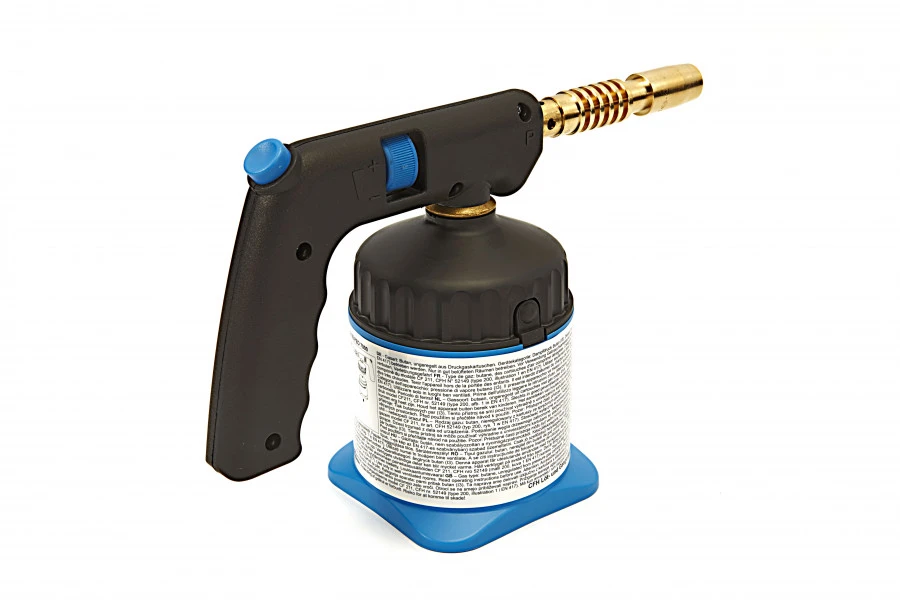 CFH Soldeerbrander PZ 5000, Inclusief 1 Gasbus Met Piëzo Ontsteking 1 CFH Soldeerbrander PZ 5000, Inclusief 1 Gasbus Met Piëzo Ontsteking