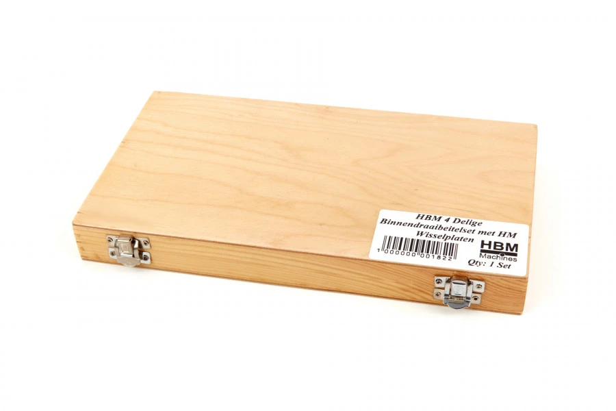 HBM 4 Delige Binnendraaibeitelset Met HM Wisselplaten 6 HBM 4 Delige Binnendraaibeitelset Met HM Wisselplaten - Afbeelding 6