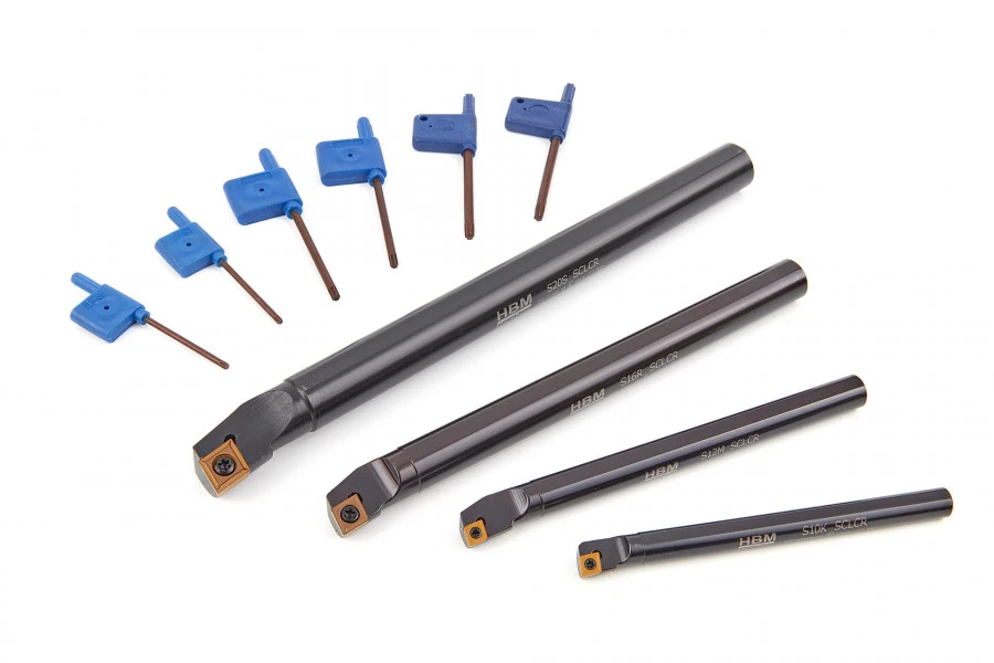 HBM 4 Delige Binnendraaibeitelset Met HM Wisselplaten 1 HBM 4 Delige Binnendraaibeitelset Met HM Wisselplaten