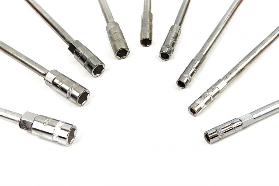 HBM T-Greep Dopsleutelset, Soksleutelset 9 Delig 2 HBM T-Greep Dopsleutelset, Soksleutelset 9 Delig - Afbeelding 2