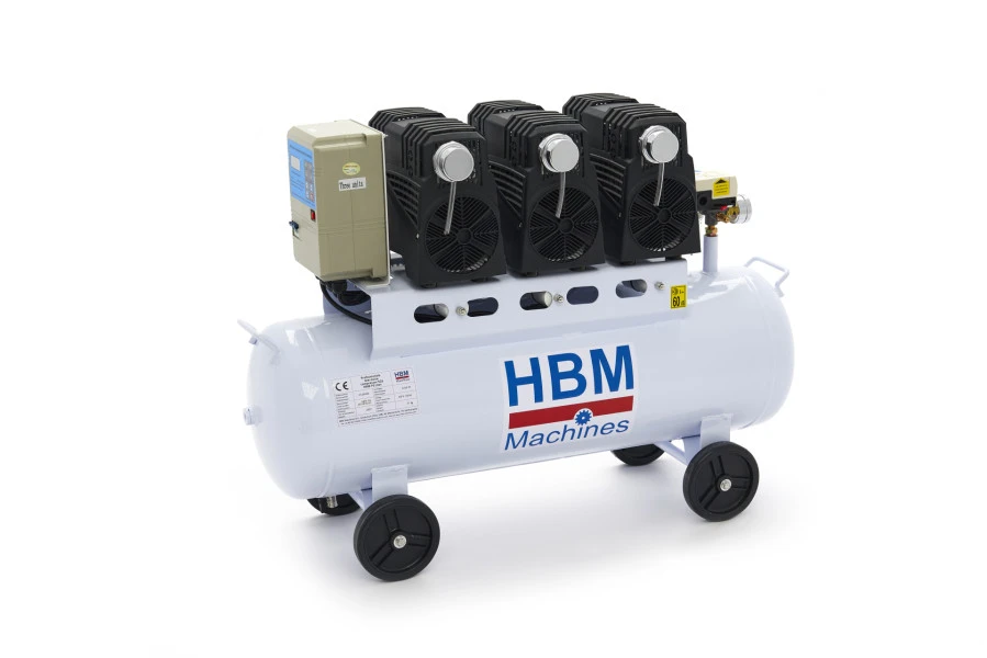 HBM 70 Liter Professionele Low Noise Compressor - Model 2 1 HBM 70 Liter Professionele Low Noise Compressor - Model 2