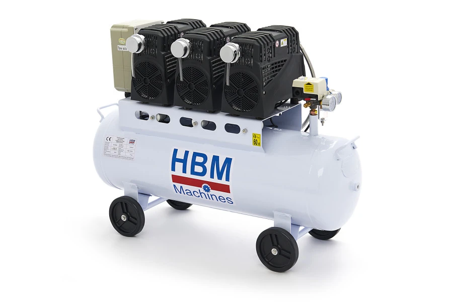 HBM 70 Liter Professionele Low Noise Compressor - Model 2 2 HBM 70 Liter Professionele Low Noise Compressor - Model 2 - Afbeelding 2