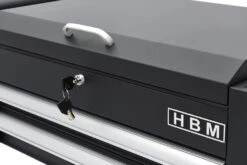 HBM 2 Laden Gereedschapswagen Met 2 Plateaus En Opbergvak - 91 Cm - Zwart -Werkplaats Gereedschap Serie hbm 186 90.jpg 1200x600 df61eebc88