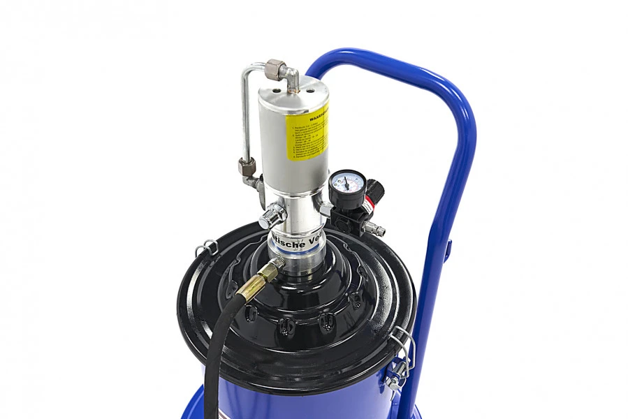 HBM 20 Liter Mobiele Pneumatische Vetpomp 300-400 Bar Persdruk 5 HBM 20 Liter Mobiele Pneumatische Vetpomp 300-400 Bar Persdruk - Afbeelding 5