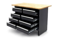 HBM 120 Cm Werkbank Met 8 Laden En Massief Houten Werkblad -Werkplaats Gereedschap Serie hbm 2040 13.jpg 1200x600 c1f2debc88