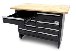 HBM 120 Cm Werkbank Met 8 Laden En Massief Houten Werkblad -Werkplaats Gereedschap Serie hbm 2043 16.jpg 1200x600 19e4eebc88