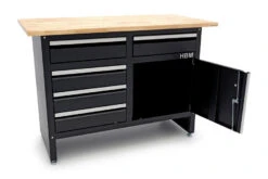 HBM 120 Cm Werkbank Met 5 Laden 1 Deur En Massief Houten Werkblad 12 HBM 120 Cm Werkbank Met 5 Laden 1 Deur En Massief Houten Werkblad -Werkplaats Gereedschap Serie hbm 2050 9.jpg 1200x600 6d7f5ebc88