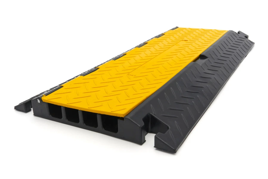 HBM 80 Cm Kabelbrug / Kabelgoot Met Klep En 4 Kanalen 2 HBM 80 Cm Kabelbrug / Kabelgoot Met Klep En 4 Kanalen - Afbeelding 2