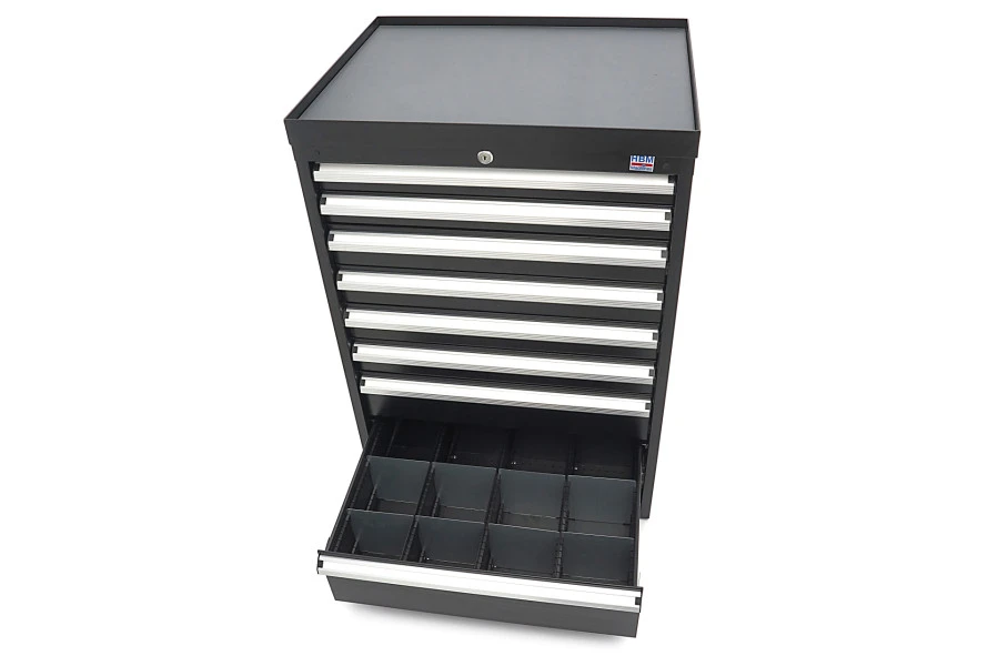 HBM 8 Laden Profi Gereedschapskast 72 X 58 X 100 Cm Zwart 11 HBM 8 Laden Profi Gereedschapskast 72 X 58 X 100 Cm Zwart - Afbeelding 11