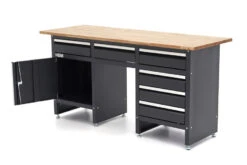 HBM 171 Cm Werkbank Met 6 Laden 1 Deur En Massief Houten Werkblad -Werkplaats Gereedschap Serie hbm 2101 8.jpg 1200x600 45acaebc88